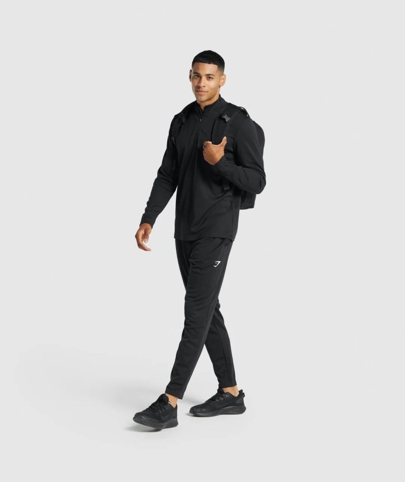 Spodnie Do Biegania Gymshark Arrival Knit Męskie Czarne | PL 345IZC